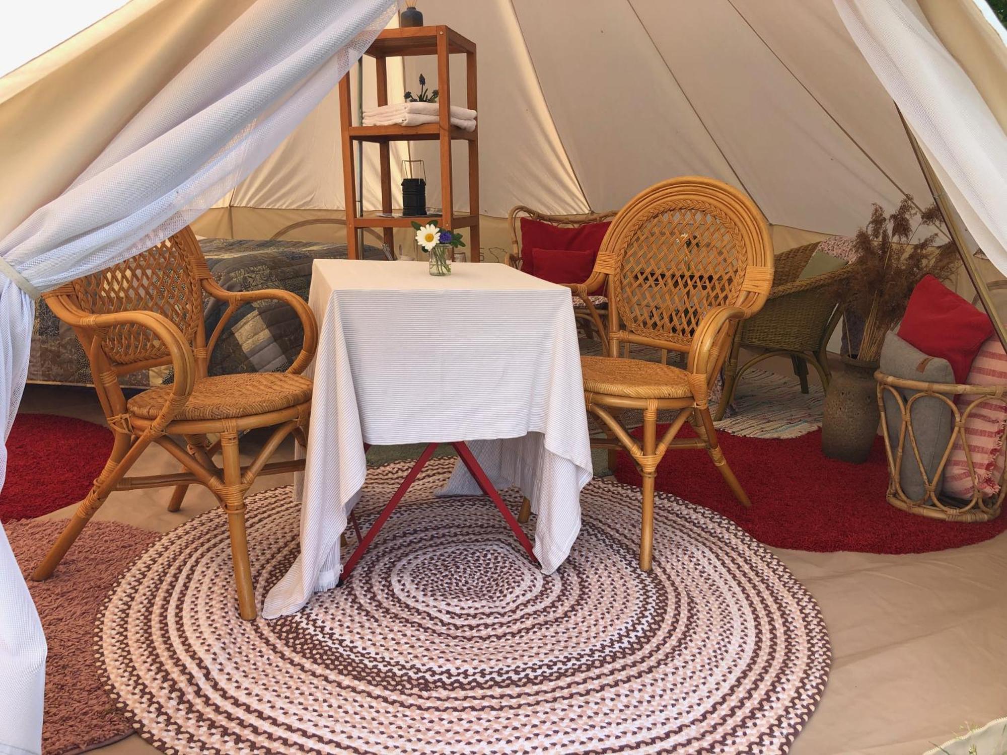 Helles Have Glamping Hotell Stege Eksteriør bilde