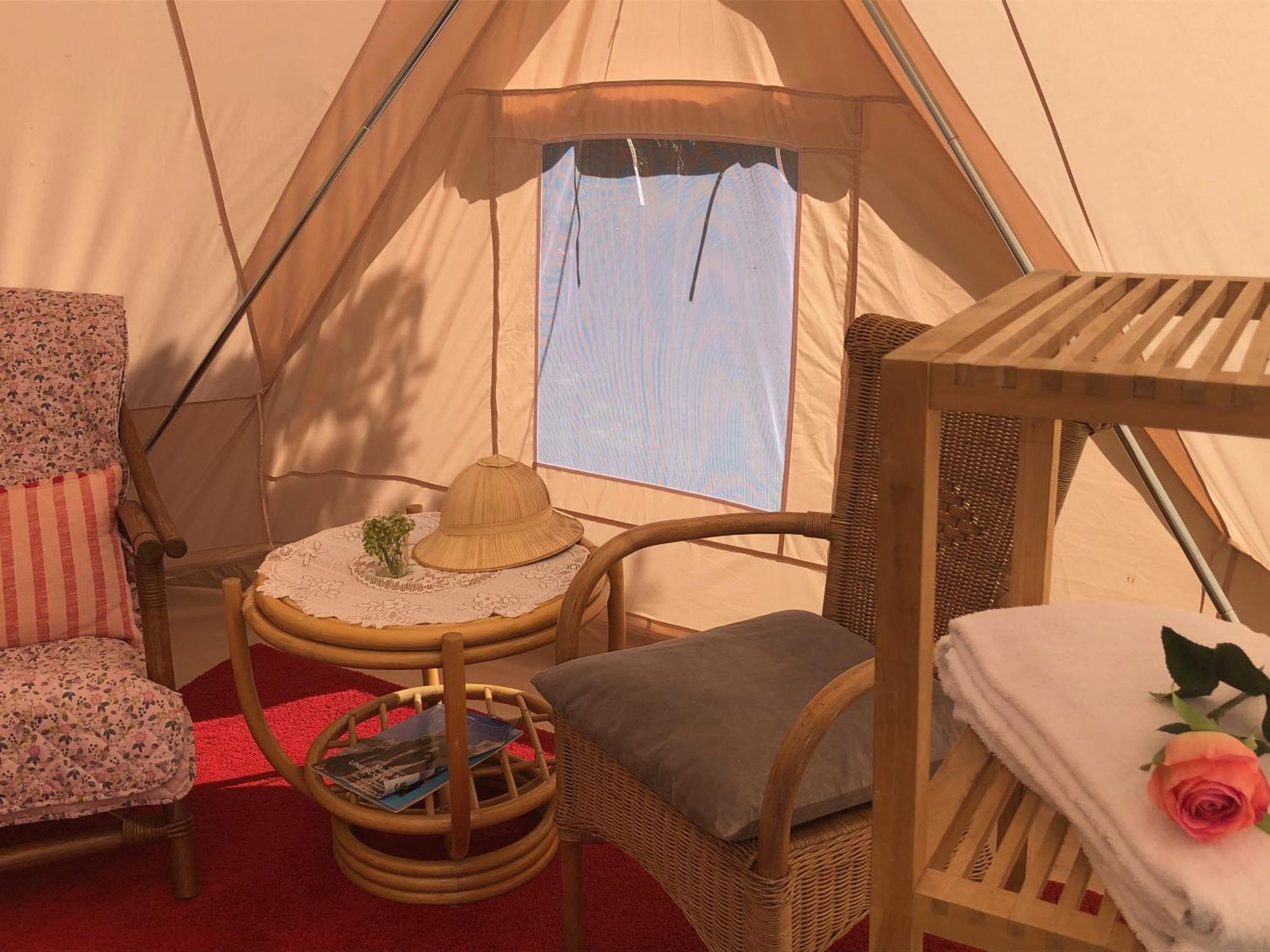 Helles Have Glamping Hotell Stege Eksteriør bilde