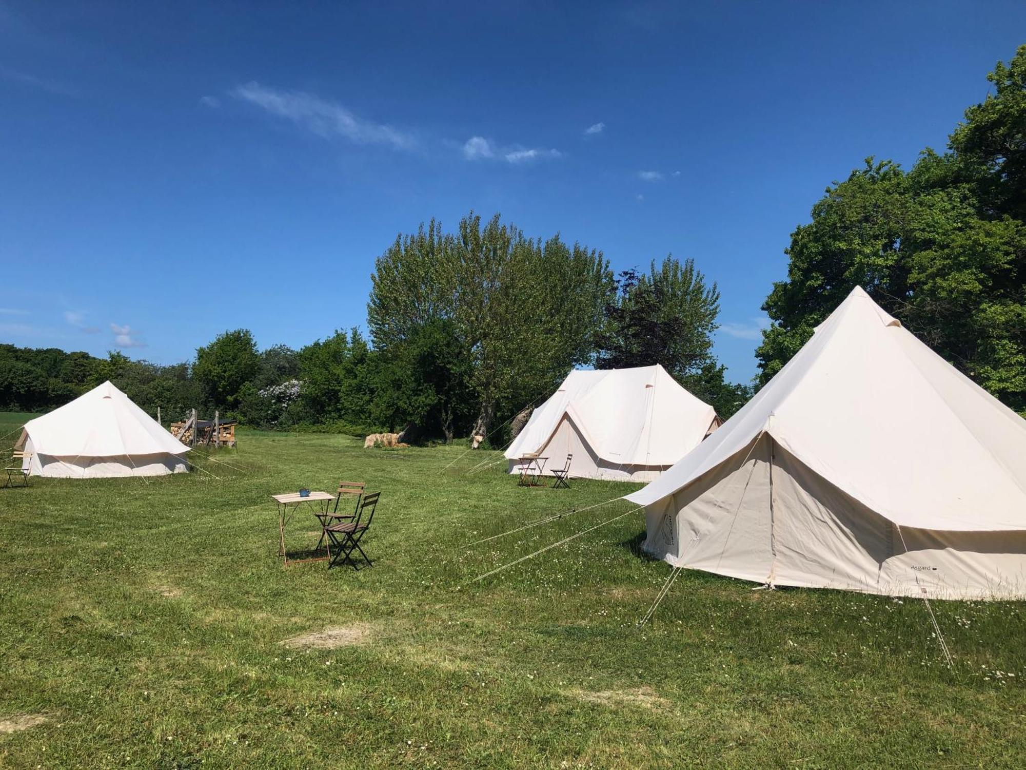 Helles Have Glamping Hotell Stege Eksteriør bilde
